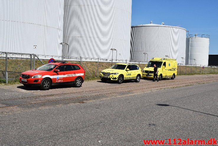 Større Kemikalieuheld. Pakhusgade i Vejle. 28/06-2018. Kl.14:30.