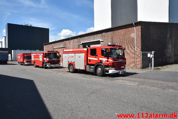 Større Kemikalieuheld. Pakhusgade i Vejle. 28/06-2018. Kl.14:30.