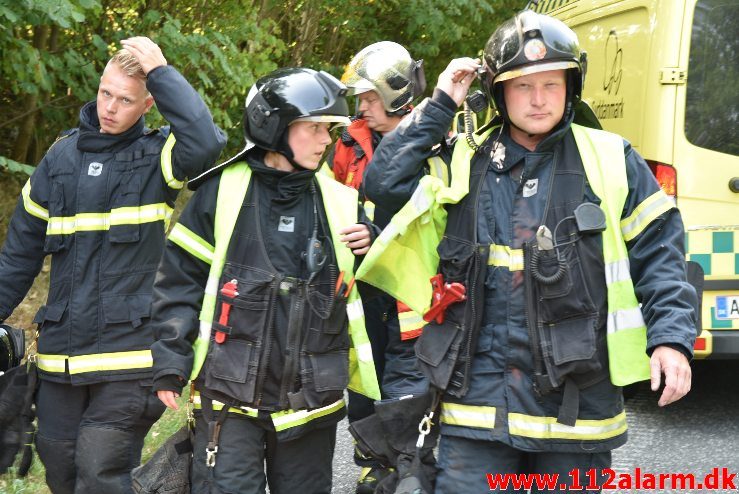 FUH med Fastklemte. Koldingvej i Vejle. 25/07-2018- Kl. 10:24.