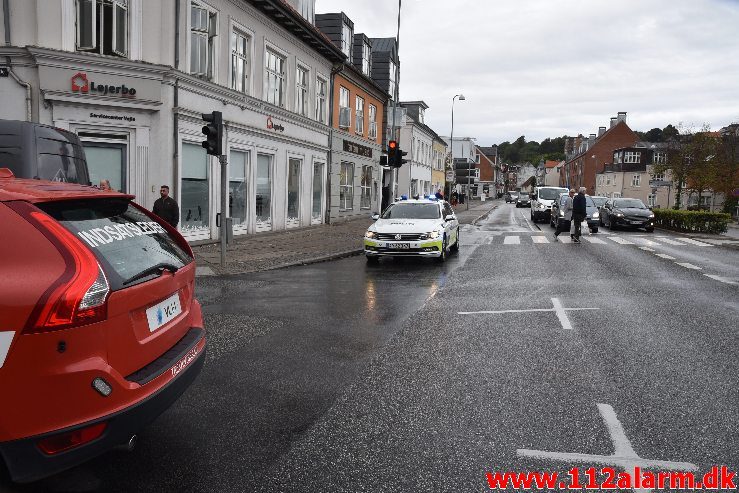 FUH med fastklemt. Vesterbrogade i Vejle. 11/08-2018. K. 13:51.