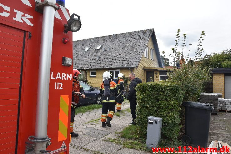 Brand i Villa. Hesteskoen i Jerlev. 15/09-2018. Kl. 14:45.