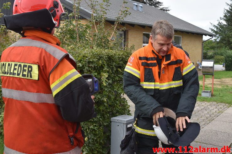 Brand i Villa. Hesteskoen i Jerlev. 15/09-2018. Kl. 14:45.