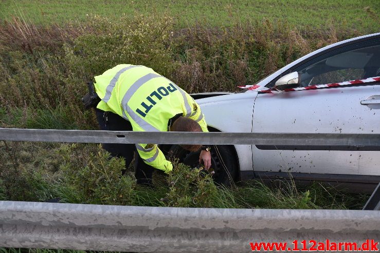 FUH med Fastklemte. Motorvejen E45 lige før Hedensted. 28/09-2018. Kl. 18:20.