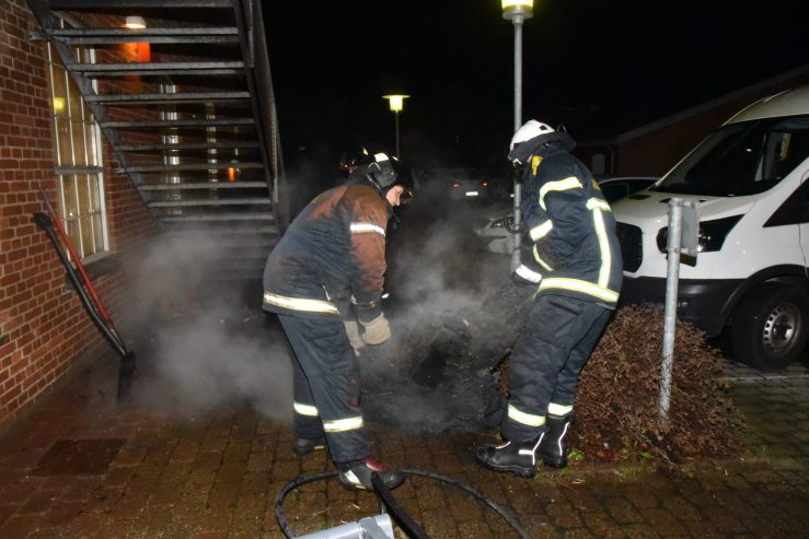 Brand i Etageejendom: Gulkrog i Vejle. 01/01-2019. Kl. 01:30.