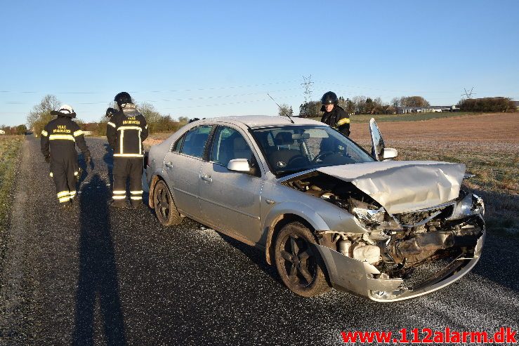 FUH med astklemte. Holtumvej ved Holtum. 18/01-2018. Kl. 09:15.