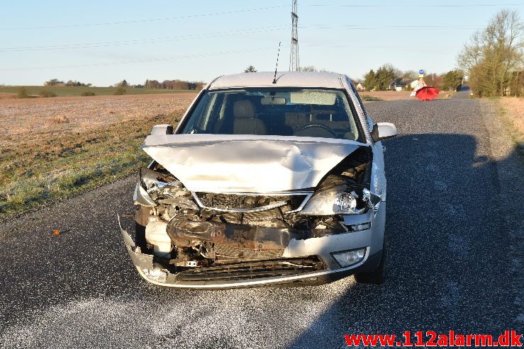 FUH med astklemte. Holtumvej ved Holtum. 18/01-2018. Kl. 09:15.