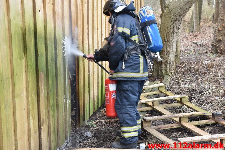 Mindre Brand. Ribe Landevej 4. Kl. 10:06. 21/02-2019.