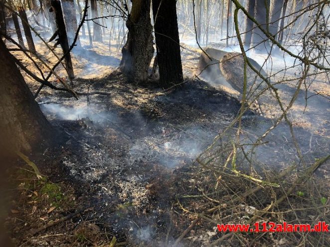 Brand i Villa. Ribevej ved Egtved. 23/04-2019. Kl. 12:11.