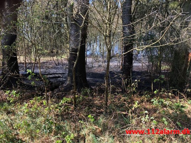 Brand i Villa. Ribevej ved Egtved. 23/04-2019. Kl. 12:11.