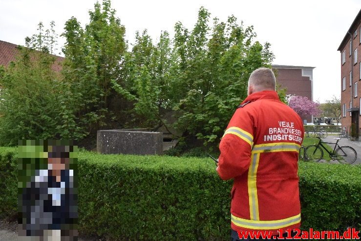 Brand i Bunker. Svendsgade i Vejle. 28/04-2019. KL. 17:00.