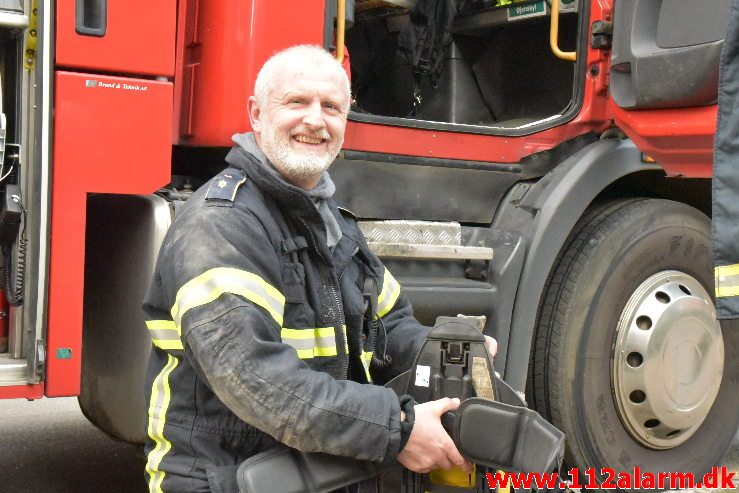 Brand i Bunker. Svendsgade i Vejle. 28/04-2019. KL. 17:00.