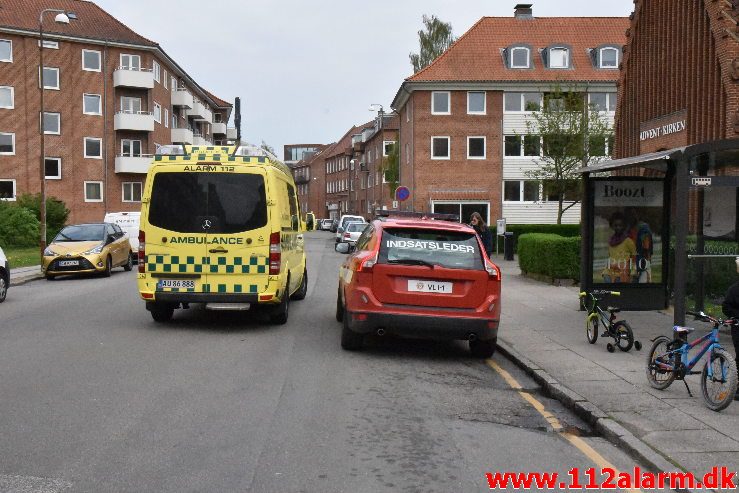 Brand i Bunker. Svendsgade i Vejle. 28/04-2019. KL. 17:00.