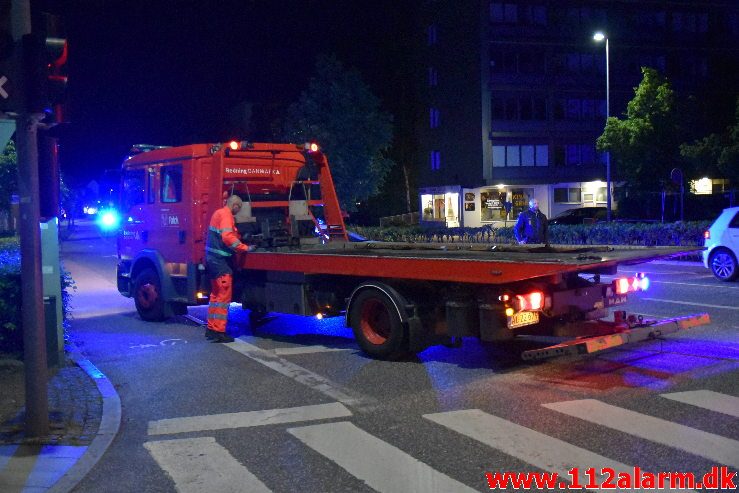 Forurening efter FUH. Skovgade i Vejle. 30/05-2019. KL. 01:40.