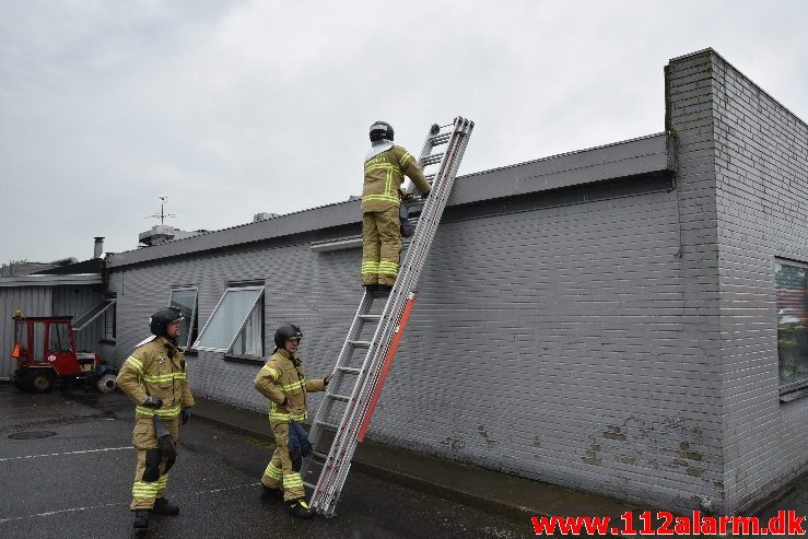 Bygningsbrand / Butik. Viborg Hovedvej 44 Vejle. 15/06-2019. Kl. 11:25.