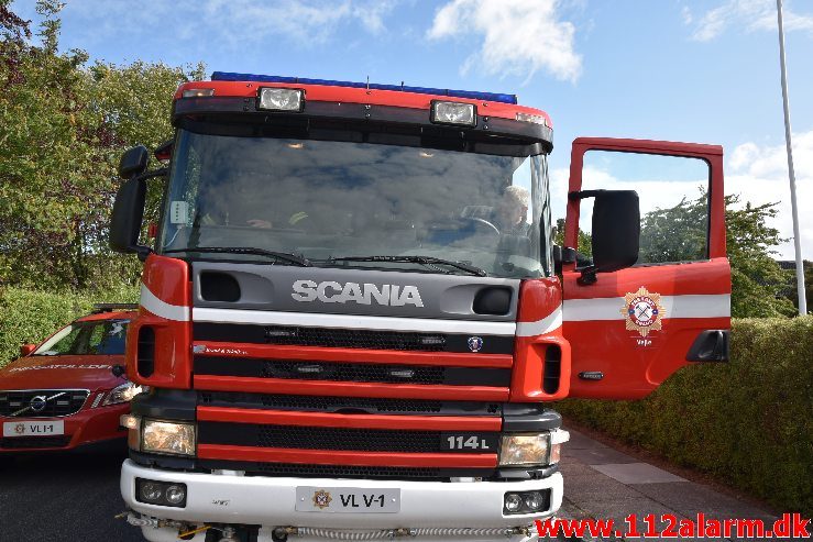 Brand i Villa. Bredager i Bredballe. 06/07-2019. Kl. 17:04.