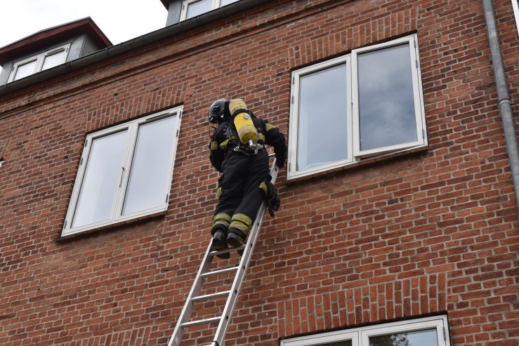 Fandt en falsk røgalarm. Johannesgade 6 i Vejle. 07/07/-2019. Kl. 18:23.