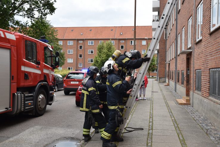 Fandt en falsk røgalarm. Johannesgade 6 i Vejle. 07/07/-2019. Kl. 18:23.