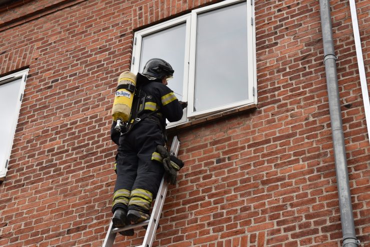 Fandt en falsk røgalarm. Johannesgade 6 i Vejle. 07/07/-2019. Kl. 18:23.