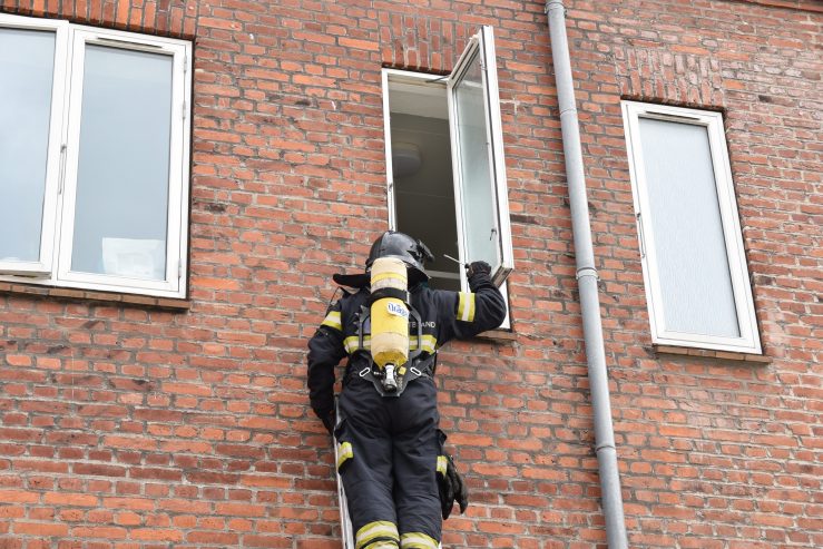 Fandt en falsk røgalarm. Johannesgade 6 i Vejle. 07/07/-2019. Kl. 18:23.