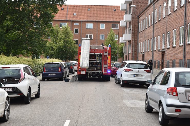 Fandt en falsk røgalarm. Johannesgade 6 i Vejle. 07/07/-2019. Kl. 18:23.