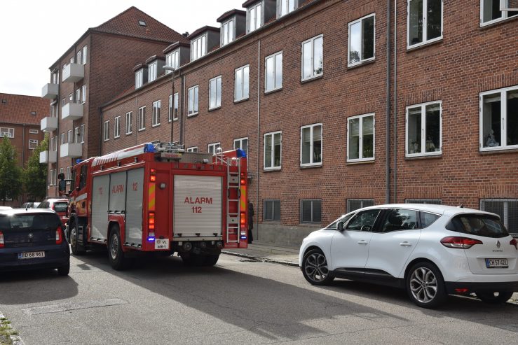 Fandt en falsk røgalarm. Johannesgade 6 i Vejle. 07/07/-2019. Kl. 18:23.