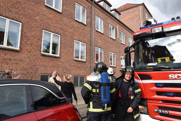 Fandt en falsk røgalarm. Johannesgade 6 i Vejle. 07/07/-2019. Kl. 18:23.