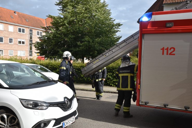 Fandt en falsk røgalarm. Johannesgade 6 i Vejle. 07/07/-2019. Kl. 18:23.