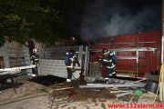 Bygn.brand-Etageejendom. Bleggaardsgade i Vejle. 17/07-2019. KL. 23:01.