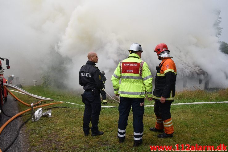 Bygningsbrand – Gård. Sødovervej i Sødover. 31/07-2019. KL. 18:31.