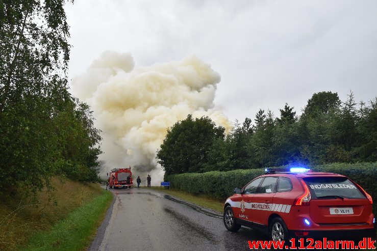 Bygningsbrand – Gård. Sødovervej i Sødover. 31/07-2019. KL. 18:31.