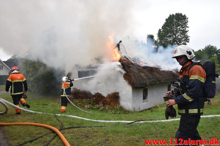 Bygningsbrand – Gård. Sødovervej i Sødover. 31/07-2019. KL. 18:31.