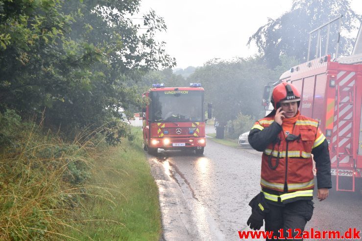 Bygningsbrand – Gård. Sødovervej i Sødover. 31/07-2019. KL. 18:31.