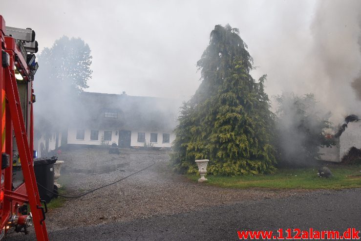 Bygningsbrand – Gård. Sødovervej i Sødover. 31/07-2019. KL. 18:31.