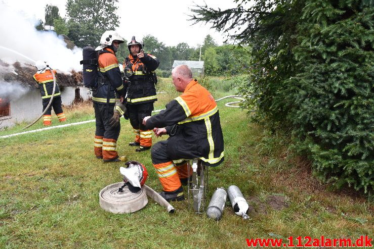 Bygningsbrand – Gård. Sødovervej i Sødover. 31/07-2019. KL. 18:31.