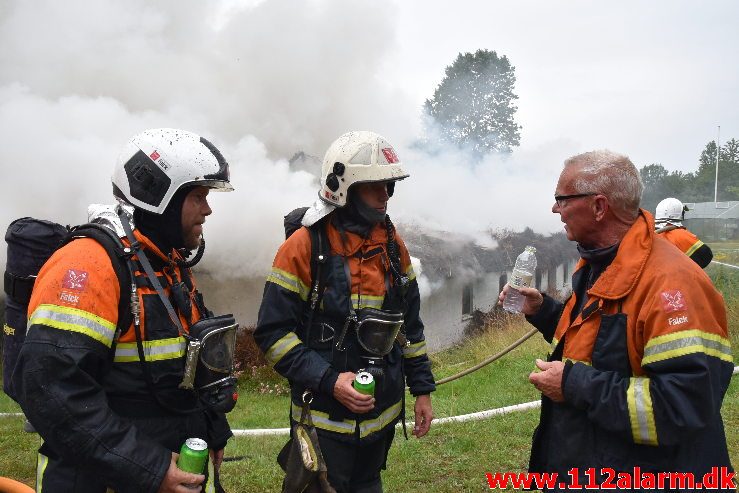 Bygningsbrand – Gård. Sødovervej i Sødover. 31/07-2019. KL. 18:31.