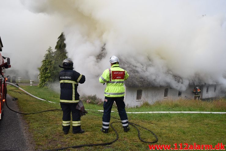 Bygningsbrand – Gård. Sødovervej i Sødover. 31/07-2019. KL. 18:31.