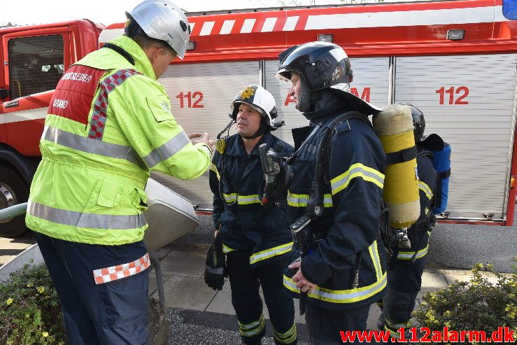 Brand for 2. gang i samme lejlighed. Ribe Landevej 13 i Vejle. 05/09-2019. Kl. 17:06.