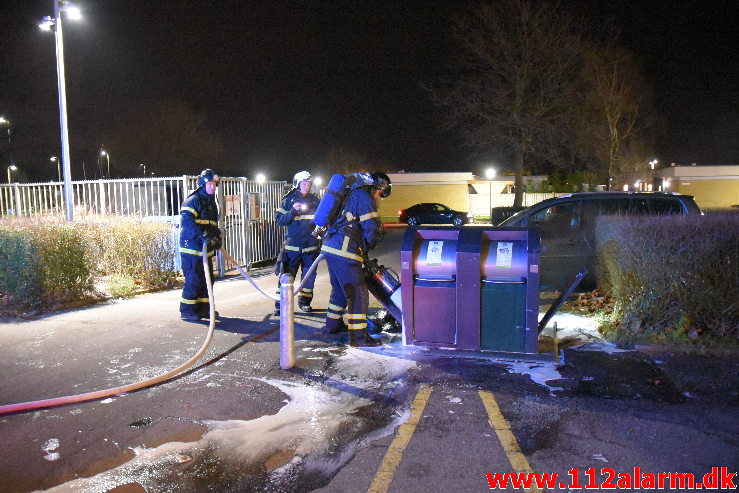 2 gange måtte brandvæsnet kører til brand. Grønnedalen på Søndermarken. 