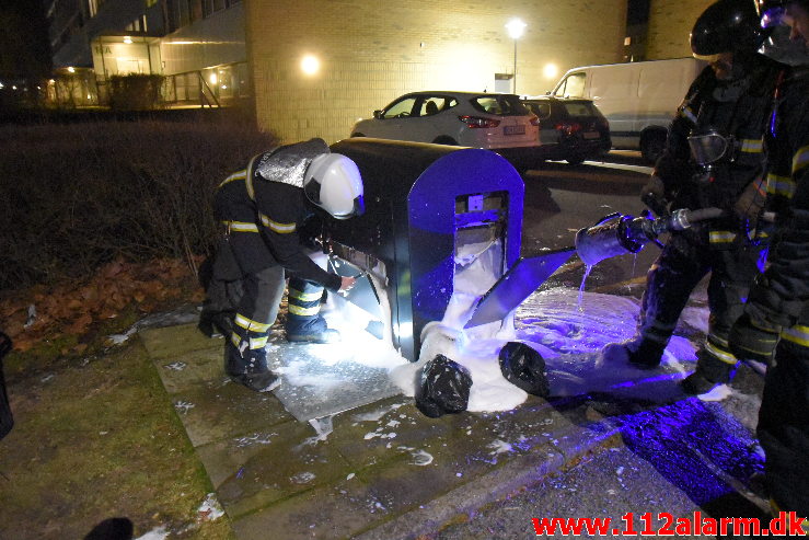 2 gange måtte brandvæsnet kører til brand. Grønnedalen på Søndermarken. 