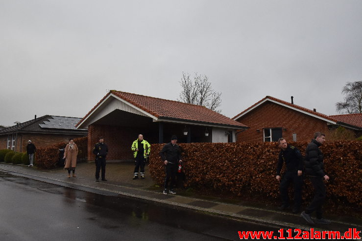 Brand i Garage. Sønderskovvej i Knabberup. 06/01-2020. Kl. 11:31.