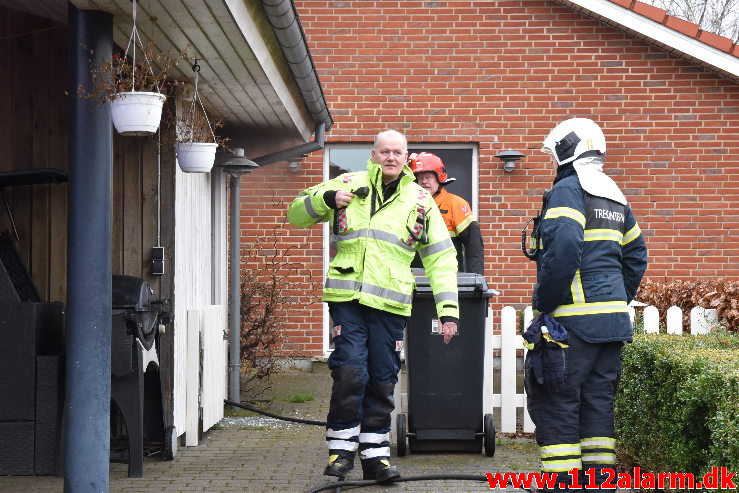 Brand i Garage. Sønderskovvej i Knabberup. 06/01-2020. Kl. 11:31.