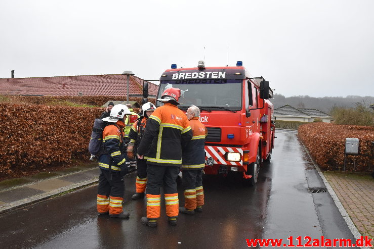 Brand i Garage. Sønderskovvej i Knabberup. 06/01-2020. Kl. 11:31.