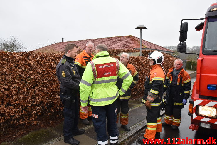 Brand i Garage. Sønderskovvej i Knabberup. 06/01-2020. Kl. 11:31.