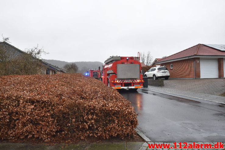 Brand i Garage. Sønderskovvej i Knabberup. 06/01-2020. Kl. 11:31.