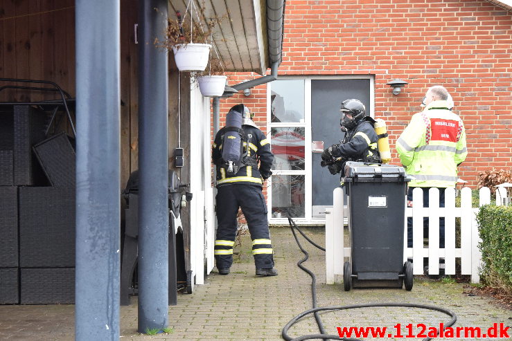 Brand i Garage. Sønderskovvej i Knabberup. 06/01-2020. Kl. 11:31.