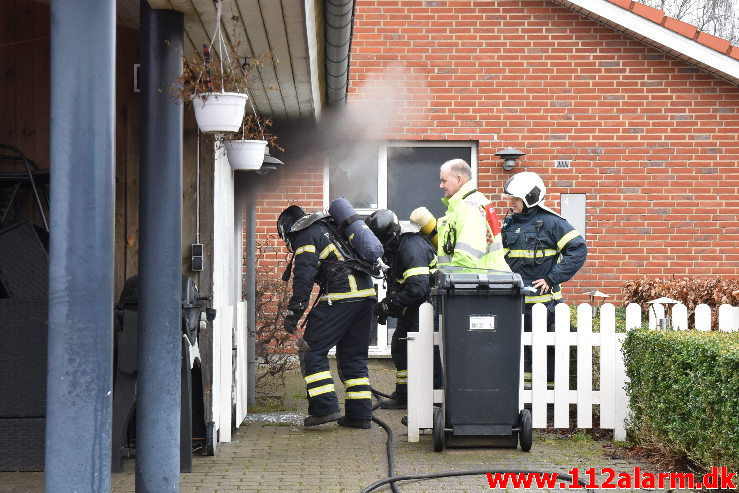 Brand i Garage. Sønderskovvej i Knabberup. 06/01-2020. Kl. 11:31.