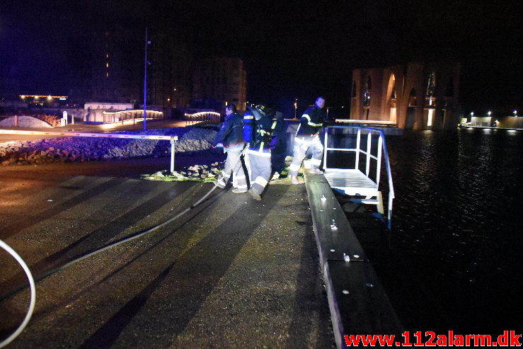 Mindre Bygningsbrand. Havneøen 1 i Vejle. 18/01-2020. 