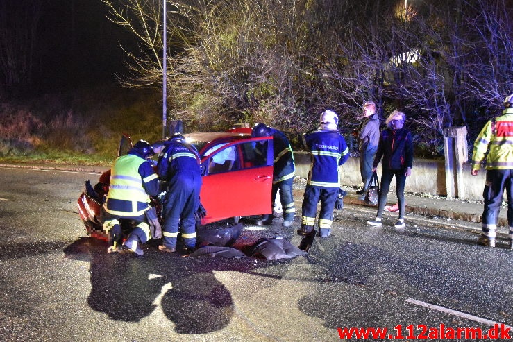 FUH med Fastklemte. Vardevej i Trædballe. 15/02-2020. Kl. 20:23.