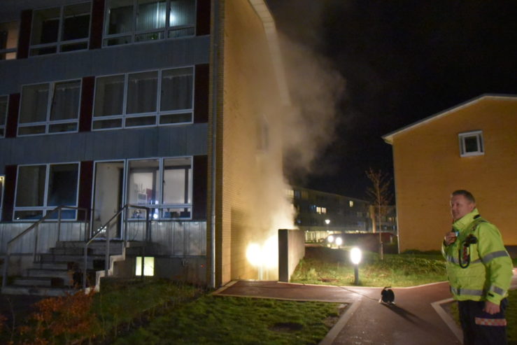 Brand i Etageejendom. Løget Høj i Vejle. 26/02-20. Kl. 22:01.