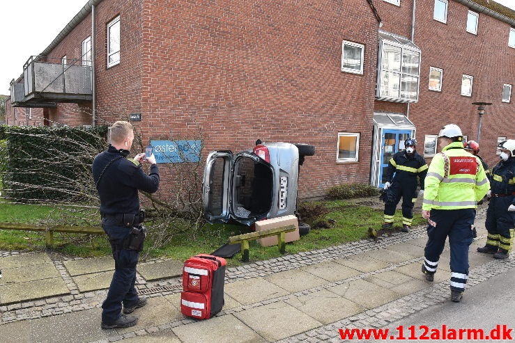 Færdselsuheld med Fastklemte. Horsensvej i Vejle. 13/03-2020. Kl. 13:29.